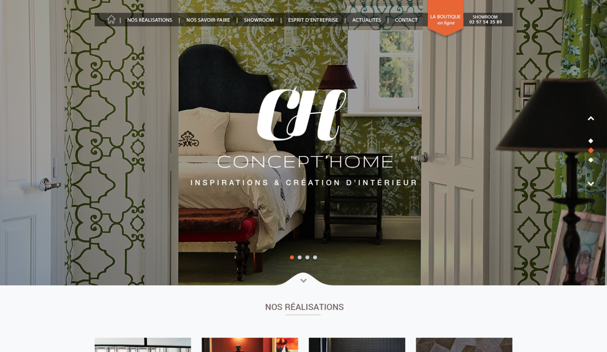 accueil site web concept home vannes decorateur architecte interieur